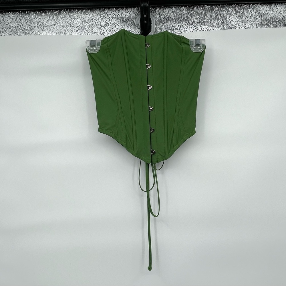 Urban outfitters out from under green corset top